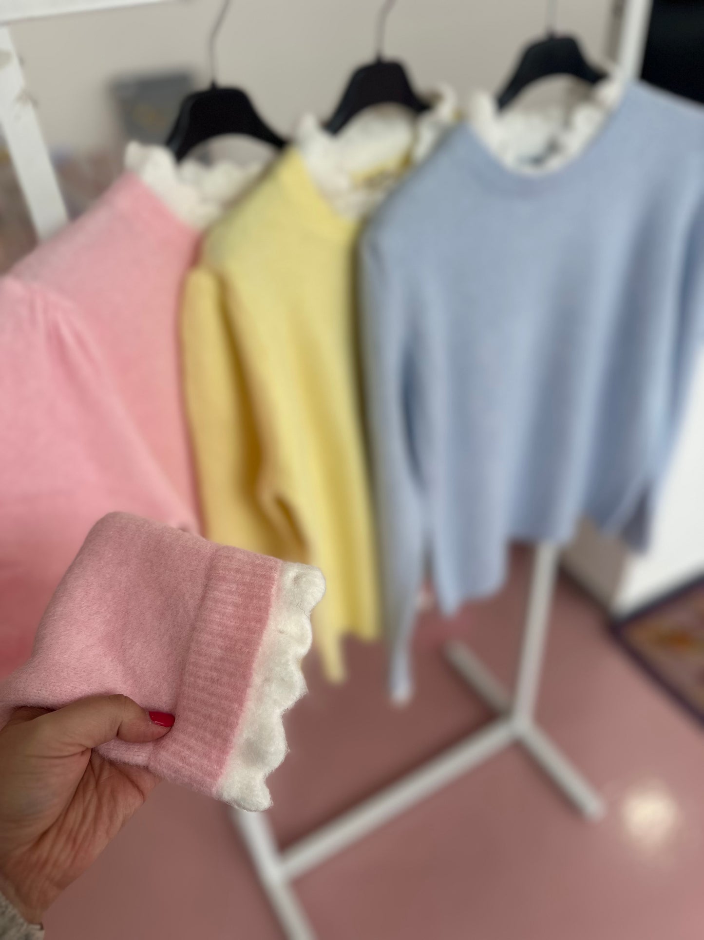 Malha com bordado