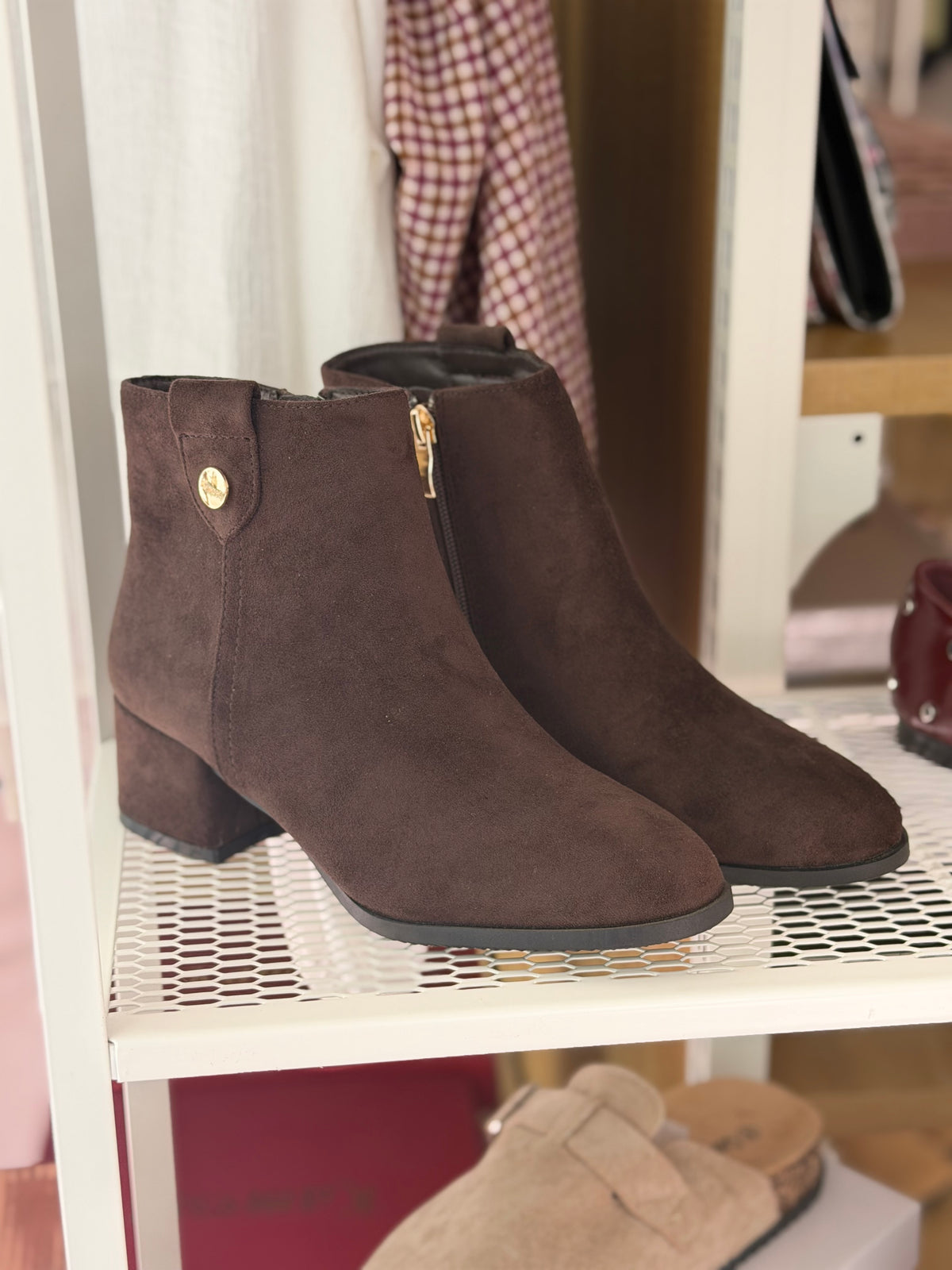 Botins castanhos