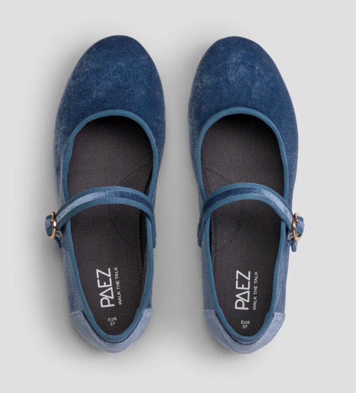 Paez Mary Jane velvet cloudy