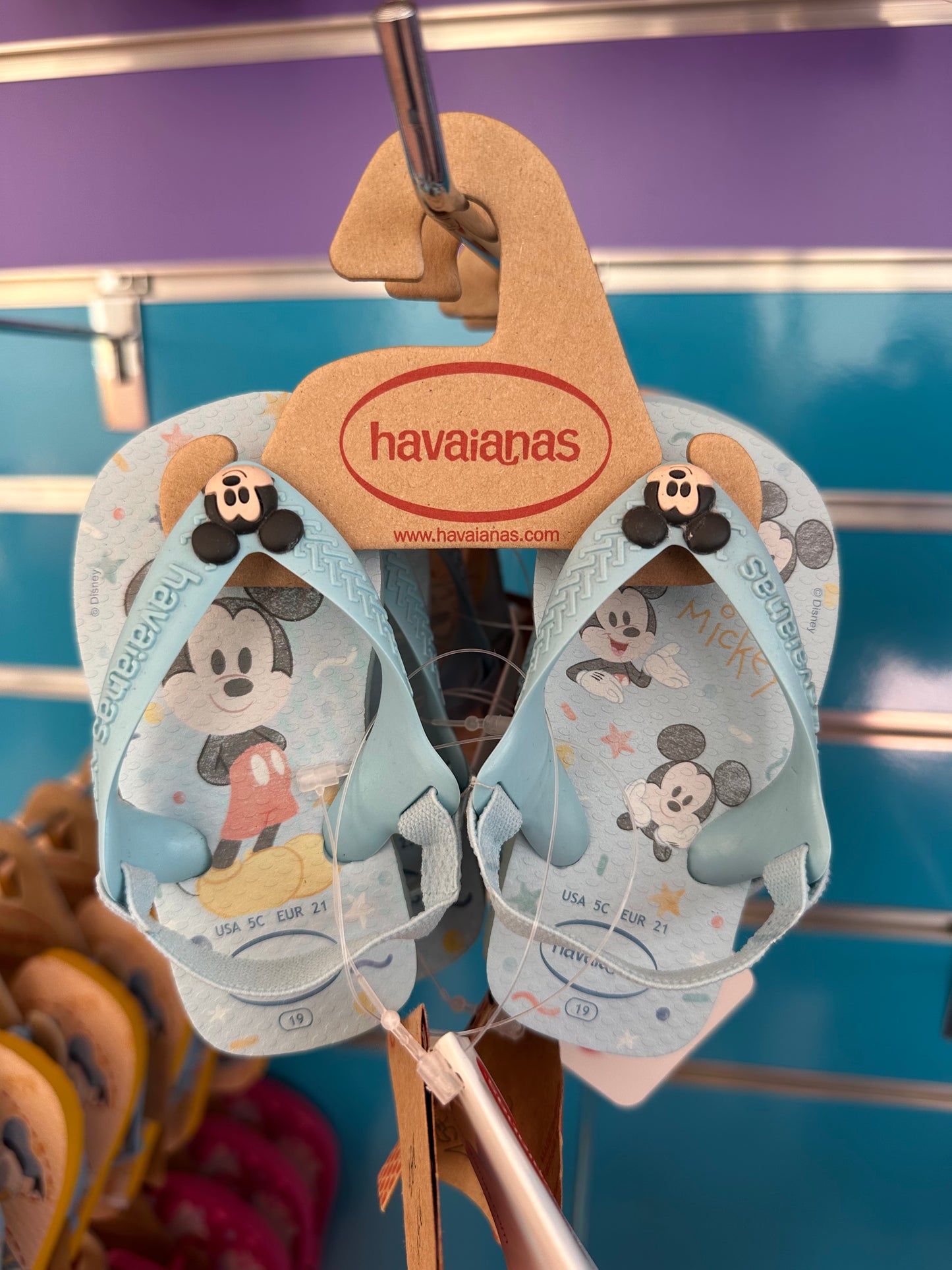 Havaianas mickey azuis