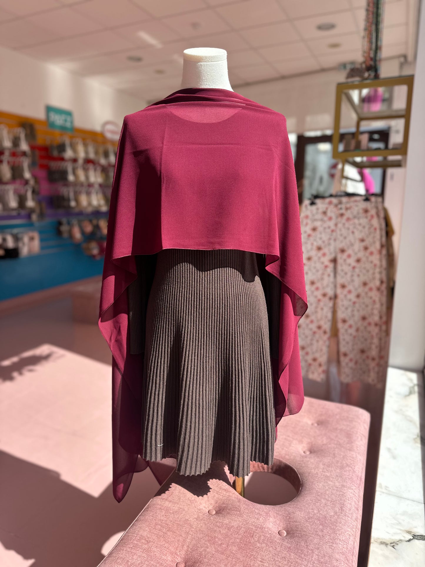 Vestido plissado