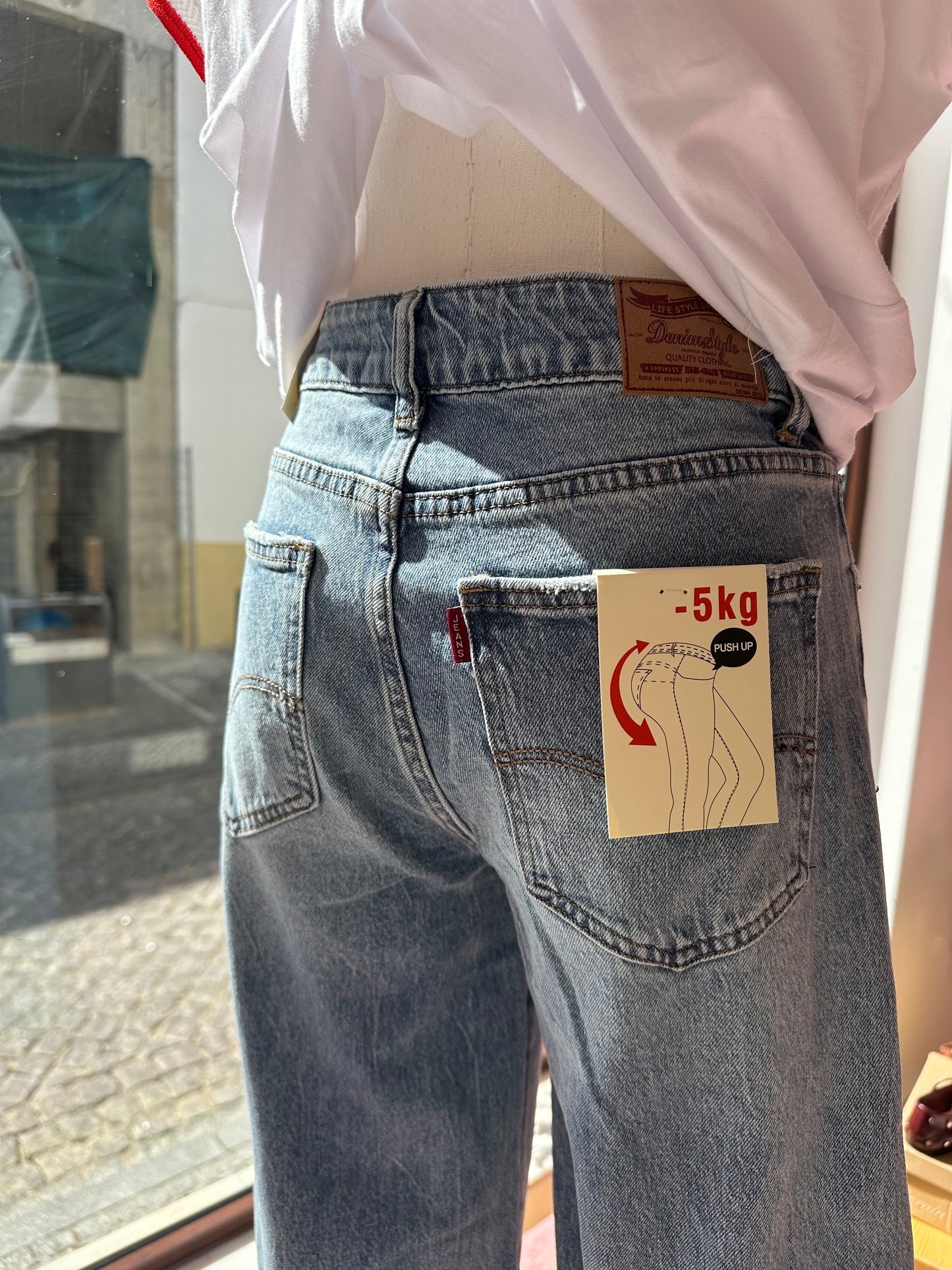Calça wide leg